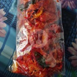 Keripik Singkong Pedas Manis Daun Jeruk Uk.500 Gr