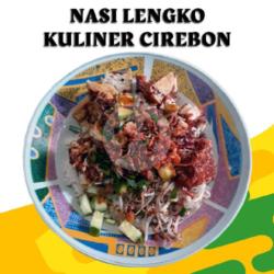 Nasi Lengko Plus Telor Dadar