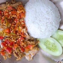 Paket Ayam Geprek Dada Sambal Korek