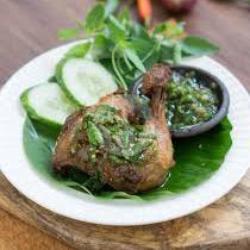 Ayam Bakar Sambel Cabe Ijo Pedass