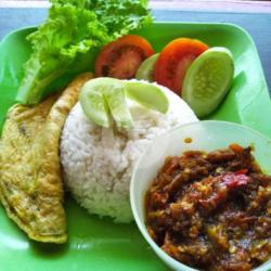 Telur Goreng Nasi Sambel Timun