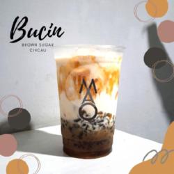 Brown Sugar Milk Cincau (bucin)