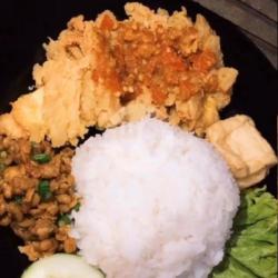 Nasi Telor Crispy Geprek