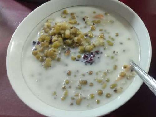 Bubur Kacang Ijo, Ketan & Roti, Khas Madura,  P. Jawa Raya