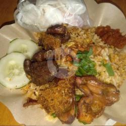 Nasi Goreng Hati Ayam Ampela Goreng Double