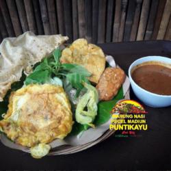 Pecel Sayur   Telur Dadar