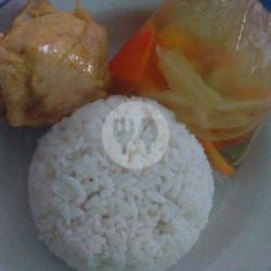 Nasi Sup,ayam Goreng,esteh