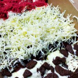 Vanilla Redvelvet   Cokelat Soft Cheese   Vanila Oreo