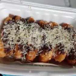 Pisang Krees Keju   Toping Coklat Parut (isi 5pcs)