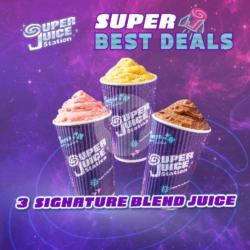 Promo! 3 Signature Blend Juice