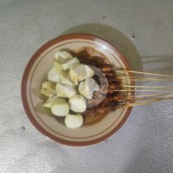 Sate Campur   Lontong