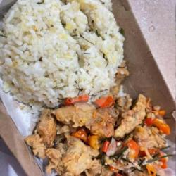 Benbowl E (chicken Sambal Mattah   Medama Yaki)