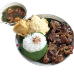 Nasi Sop Buntut Bakar