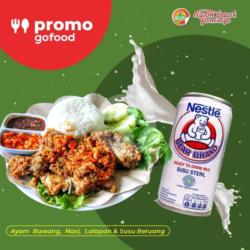 Ayam Bawang Super Pedas   Nasi   Bear Brand