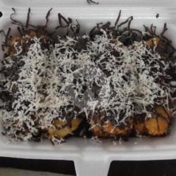 Pisang Crispy Coklat Keju