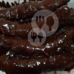 Pisang Full Glaze Coklat