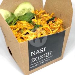 Nasi Boxqu Ayam Suwir Rica