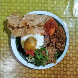 Nasi Pecel Telor Kare