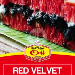 Martabak Redvelvet Pisang Keju Kismis