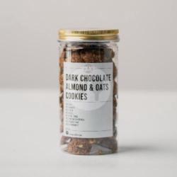 Dark Choco Almond Oats Vegan Cookies