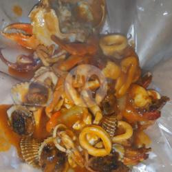 Paket( Kepiting, Cumi, Udang, Kerang) Goreng Mentega