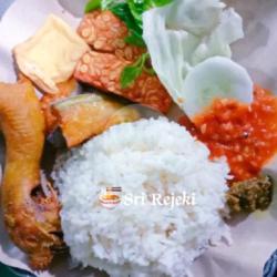 Nasi Sambelan Kepala Ayam Ungkep Goreng (gratis Tahu Tempe Kerupuk)