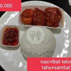 Nasi Bali Telor Tahu