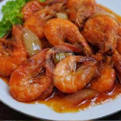 Promo Nasi Box Tumis Udang Balado Padang