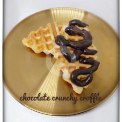 2 Pcs Chocolate Crunchy Croffle