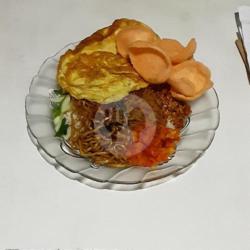 Nasi Uduk   Telor Dadar