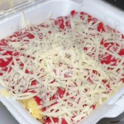 Pancong Red Velvet Keju Setengah Loyang