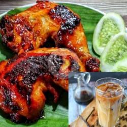 Dua Ayam Bakar   1 Nasi   1 Es Top Kopi Gula Aren