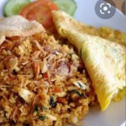 Nasgor Rica Roa  Telur Dadar