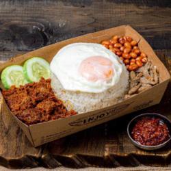 Set Rendang   Telur Ceplok 3/4