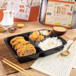 Beef Hamburg Katsu Bento