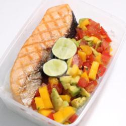 Salmon Avocado Mango Salsa