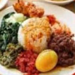 Nasi Rendang   Telor Bulat