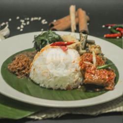 Nasi Dendeng Balado Basah