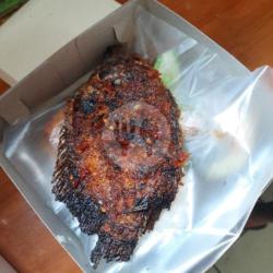 Nasi Ikan Kue Bakar Cah Kangkung Tahu/tempe