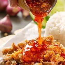 Ayam Geprek Saus Bangkok