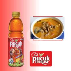 Berkat Pucuk Nasi Gule Daging X Teh Pucuk Harum 350ml