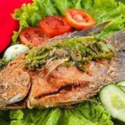 Pecak Ikan Nila Sambal Lalapan