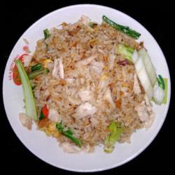 Nasi Goreng Putih   Krupuk Ikan