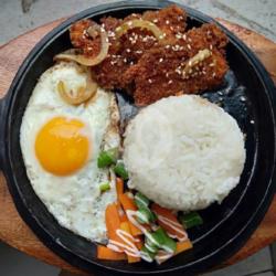 Rice Egg Katsu Bbq