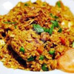 Nasi Goreng Ati Ampela Sedeng   Krupuk
