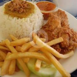 Nasi Ayam Goreng Kentang Krispy   Sambal Ijo