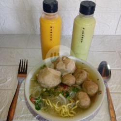 Pahe Bakso Biasa Campur   Jus Mangga/strawberry/alpukat