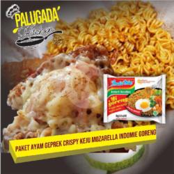 Indomie Goreng   Ayam Geprek Keju Mozarella Leleh