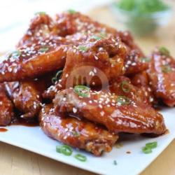 Spicy Chicken Wings Korean   Nasi