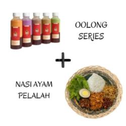 Paket Nasi Ayam Pelalah   Oolong Series